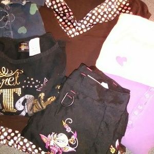 Lot Of 4 Girls Clothes Size 8
